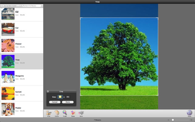 Photobricks (โปรแกรม Photobricks สร้างรูปภาพตัวต่อ หลากหลายสี บน Mac) : 