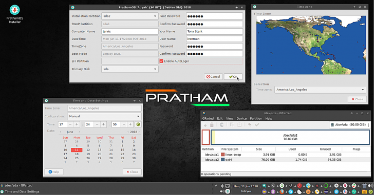 PrathamOS (ระบบปฏิบัติการ PhanthamOS สำหรับติดตั้งลง PC ฟรี) : 