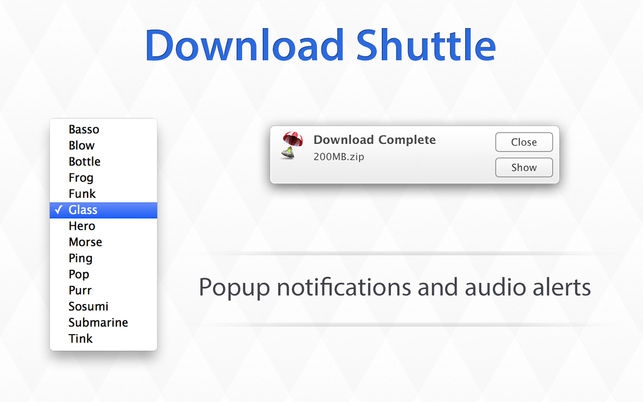 Download Shuttle (โปรแกรม Download Shuttle จัดการดาวน์โหลดไฟล์ บน Mac) : 