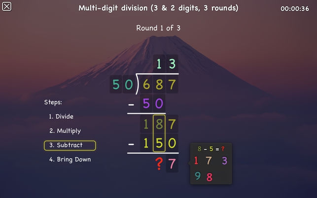 Fun Math Games (โปรแกรม Fun Math Games เกมส์คณิต ฝึกคิดให้เฉียบแหลม บน Mac) : 