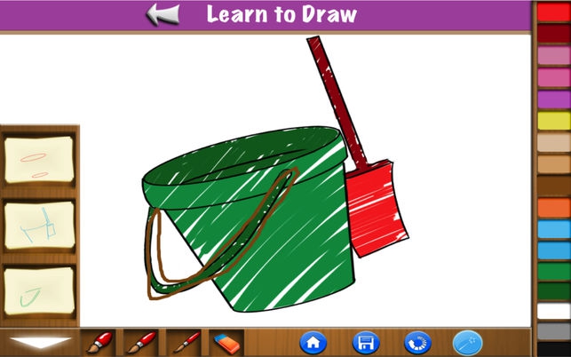 Learn to Draw (โปรแกรม Learn to Draw เรียนการวาดรูปสิ่งของ ครั้งแรก บน Mac) : 