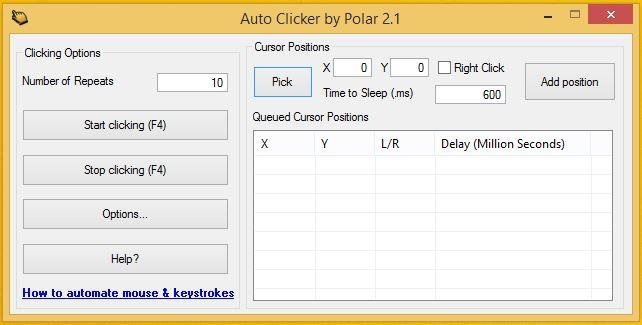 AutoClicker (โปรแกรม AutoClicker ช่วยคลิกเมาส์ แบบไม่ต้องติดตั้ง ฟรี)  : 