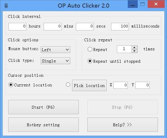 AutoClicker (โปรแกรม AutoClicker ช่วยคลิกเมาส์ แบบไม่ต้องติดตั้ง ฟรี)  : 