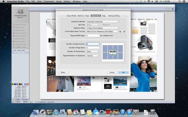 Imposition Studio (โปรแกรม Imposition Studio จัดเรียงหน้ากระดาษ PDF ใหม่ บน Mac) : 