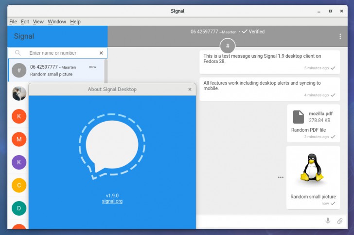 Signal Desktop (โปรแกรม Signal Desktop โปรแกรมแชท ปลอดภัย ไร้การตรวจสอบ) : 