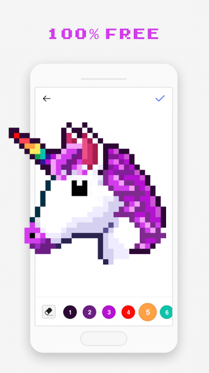 Pixel Art Book (App ระบายสีสไตล์ Pixel Art Book สร้างสรรค์ ผ่อนคลาย) : 
