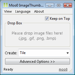 Moo0 Image Thumbnailer (โปรแกรมสร้างภาพปก หรือ ภาพThumbnail แบบง่ายๆ ใช้ฟรี) : 