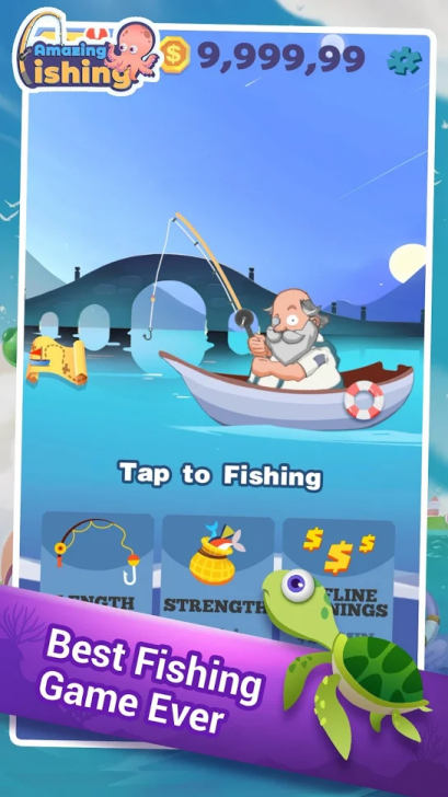 Amazing Fishing (App เกมส์ตกปลามหาสนุก เล่นง่าย Amazing Fishing) : 