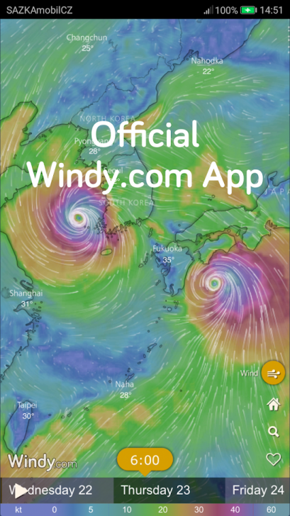 Windy wind waves hurricanes forecast (App พยากรณ์อากาศ ติอตามพายุ Windy) : 