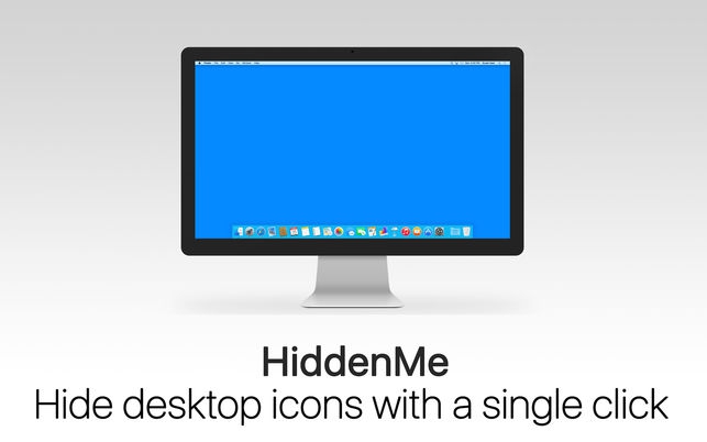 HiddenMe (โปรแกรม HiddenMe ซ่อนไอคอนและไฟล์ต่างๆ บนหน้าจอ สำหรับ Mac) : 