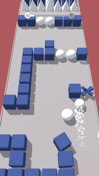 Color Bump 3D (App เกมส์ผจญภัยของลูกบอลสีขาว ฝึกสมองประลองปัญญา Color Bump 3D) : 
