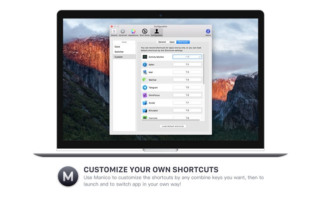 Manico (โปรแกรม Manico สลับเรียกใช้งานแอปฯ เปิดโปรแกรมลัด บน Mac) : 