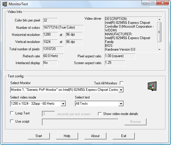 PassMark MonitorTest (โปรแกรมทดสอบหน้าจอ LCD บน PC) : 