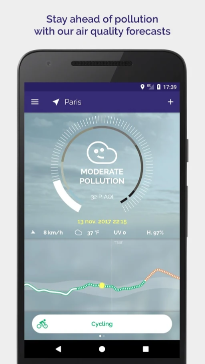Plume Air Report (App เช็คฝุ่น PM 2.5 และ พยากรณ์มลภาวะทางอากาศ) : 