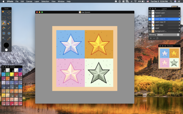 2Pixels (โปรแกรม 2Pixels สร้างงานศิลปะภาพพิกเซล บน Mac) : 