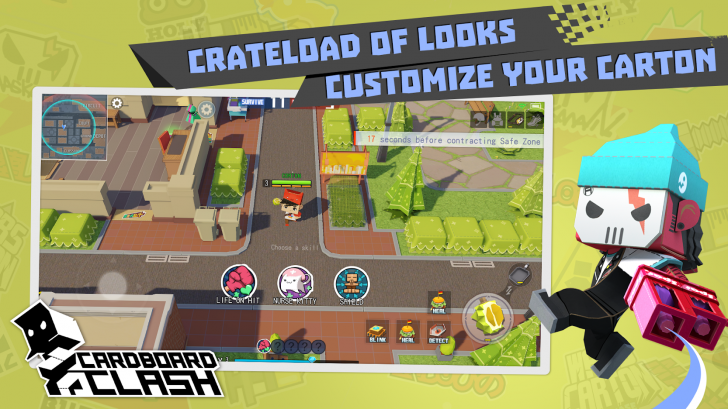 Cardboard Clash (App เกมส์นักรบ Battle Royale สุดมันส์ของนักรบกล่องกระดาษ Cardboard Clash) : 