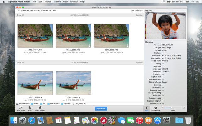 Duplicate Photo Finder (โปรแกรม Duplicate Photo Finder ลบรูปภาพซ้ำ บน Mac) : 