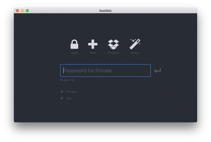 KeeWeb (โปรแกรม KeeWeb จัดเก็บรหัสผ่านบัญชีในที่เดียว ไม่หลงลืม) : 