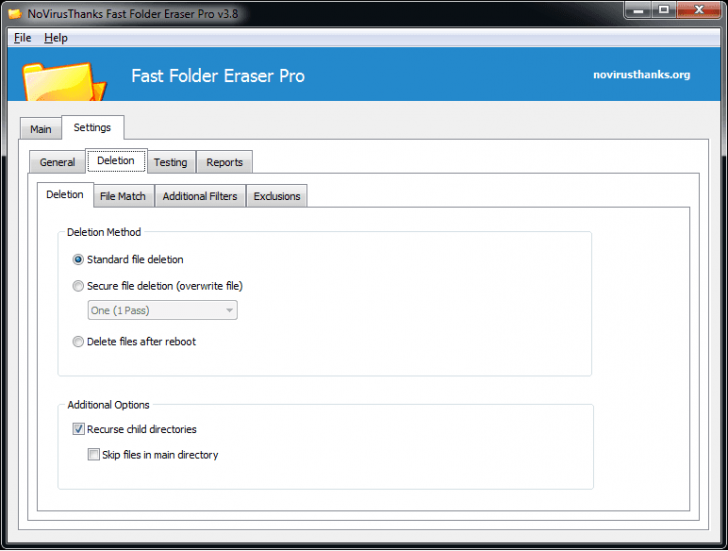 Fast Folder Eraser (โปรแกรม Fast Folder Eraser ลบโฟลเดอร์แบบรวดเร็ว ฟรี) : 