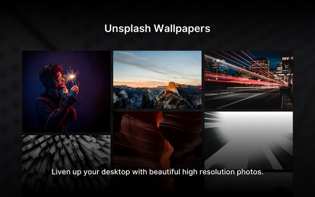 Unsplash Wallpapers (โปรแกรม Unsplash Wallpapers ภาพพื้นหลังจาก Unsplash บน Mac) : 