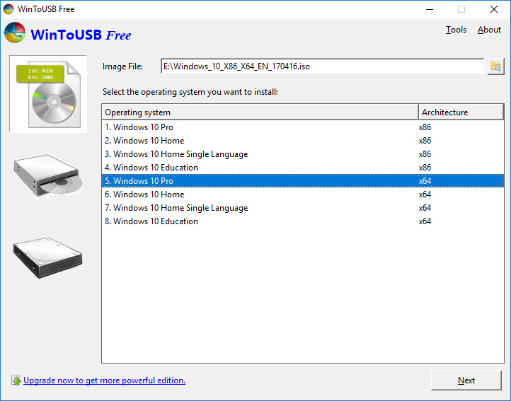 WinToUSB (โปรแกรม WinToUSB ใส่ตัวติดตั้ง Windows ลงใน USB ฟรี) : 