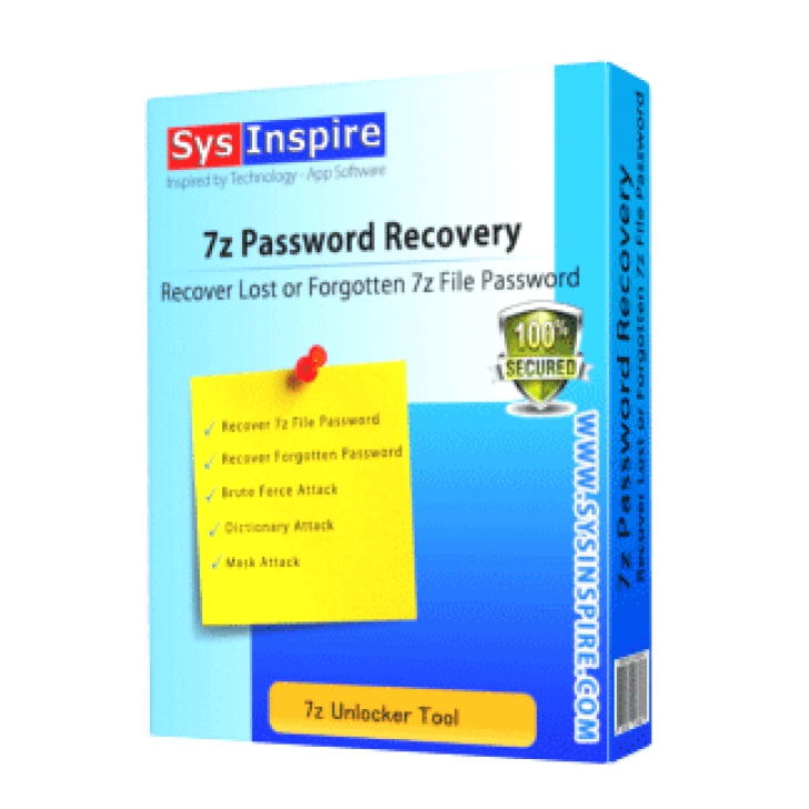 SysInspire 7z Password Recovery (โปรแกรมกู้รหัสผ่านไฟล์ 7z ฟรี)