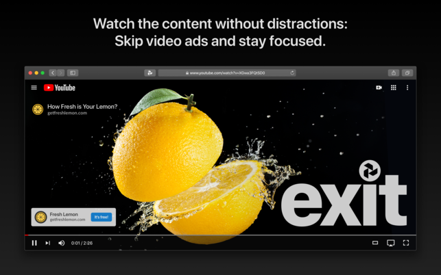 Dynamo (โปรแกรม Dynamo กดข้ามโฆษณา เร่งเวลาวิดีโอ บนเว็บ สำหรับ Mac) : 