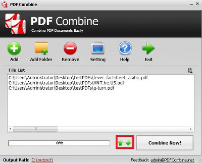 PDF Combine (โปรแกรม PDF Combine รวมไฟล์ PDF ให้เป็นไฟล์เดียว) : 