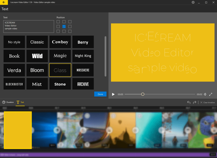 Icecream Video Editor (โปรแกรม Icecream Video Editor ตัดต่อวิดีโออย่างง่าย หน้าตาสวยงาม ใช้ฟรี) : 