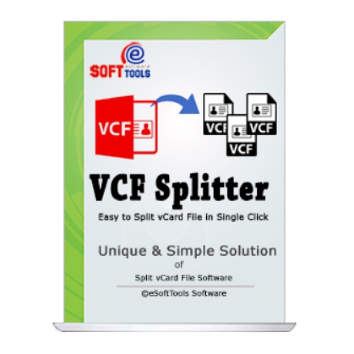 eSoftTools vCard Splitter (โปรแกรมแยก-รวมไฟล์นามบัตรนามสกุล VCF)
