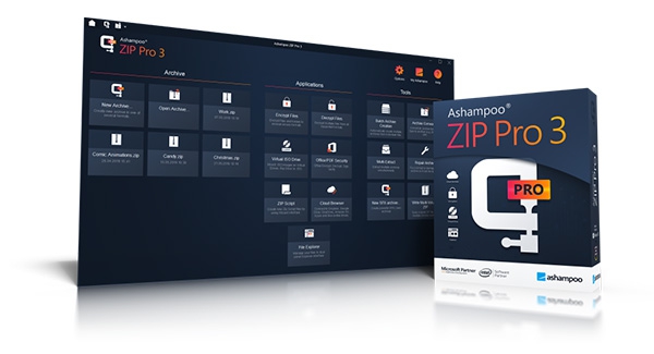 Ashampoo ZIP Pro 3 (โปรแกรม Ashampoo ZIP Pro บีบอัดไฟล์ คลายไฟล์) : 