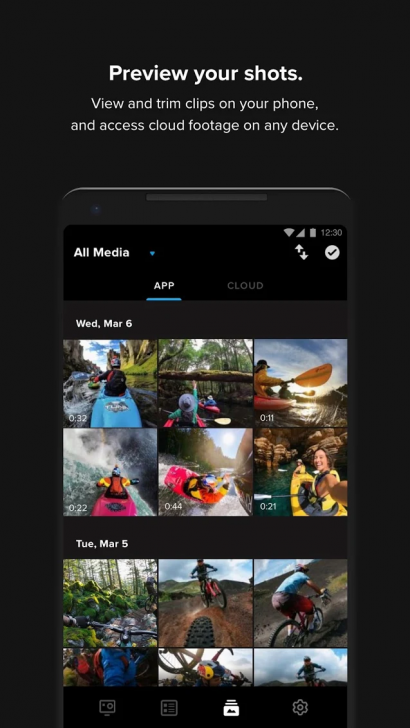 GoPro (App กล้องแอคชั่นแคม GoPro ทุกรุ่น) : 