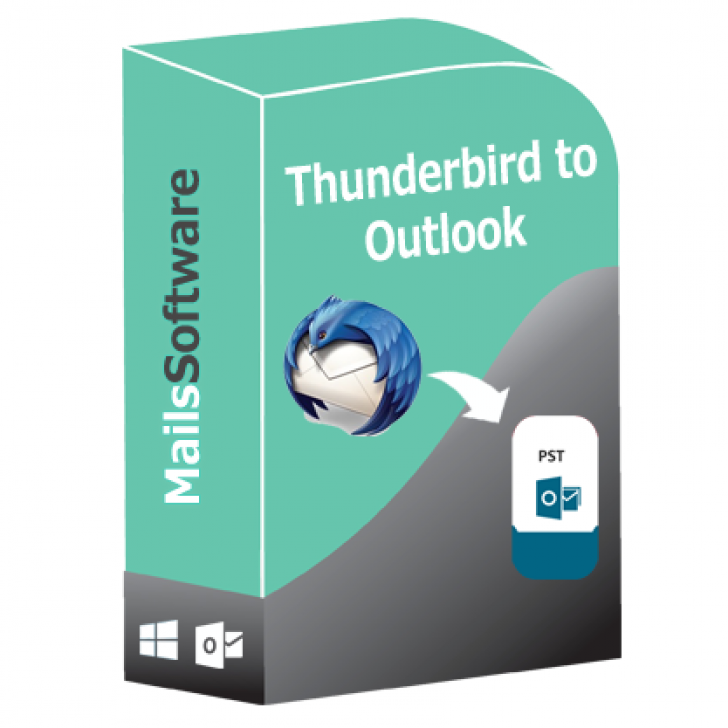 MailsSoftware Thunderbird to Outlook (โปรแกรมแปลงไฟล์ Thunderbird MBOX เป็น PST)
