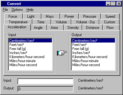Convert for Windows (โปรแกรม Convert แปลงหน่วยวัด สำหรับ Windows) : 