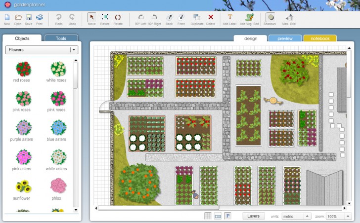 Garden Planner (โปรแกรมออกแบบการจัดสวน) : 