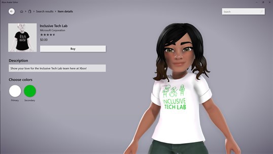 Xbox Avatar Editor (โปรแกรมสร้าง และ แก้ไขตัวละคร Avatar บน Xbox) : 