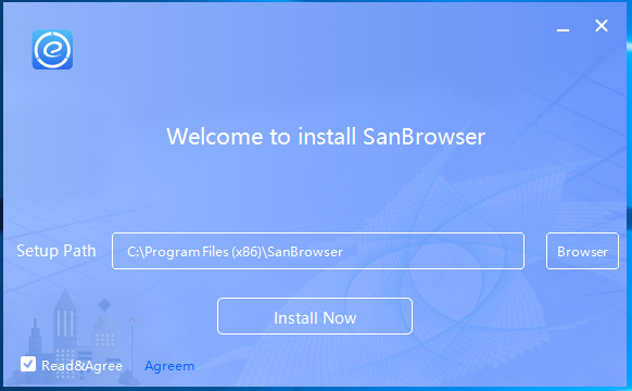 SanBrowser (เว็บเบราว์เซอร์ SanBrowser ที่แปลงไฟล์ PDF และจัดการ PDF ได้ในตัว) : 