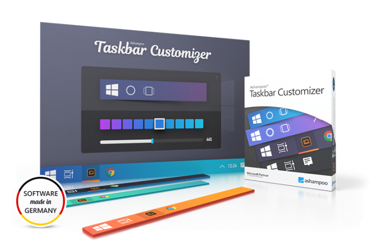 Ashampoo Taskbar Customizer (โปรแกรมปรับแต่งแถบ Taskbar บน Windows 10) : 