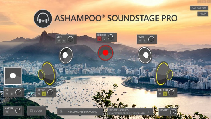 Ashampoo Soundstage Pro (โปรแกรมทำเสียง Surround หรือระบบเสียงรอบทิศทาง บน PC) : 