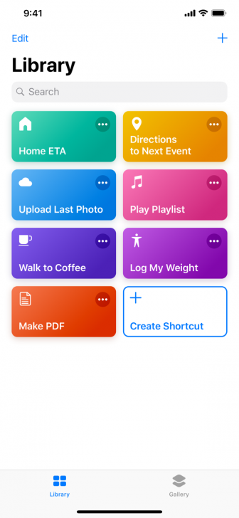 Shortcuts (App เรียกใช้งาน Siri และคำสั่งลัดบนแอปพลิเคชันต่างๆ) : 