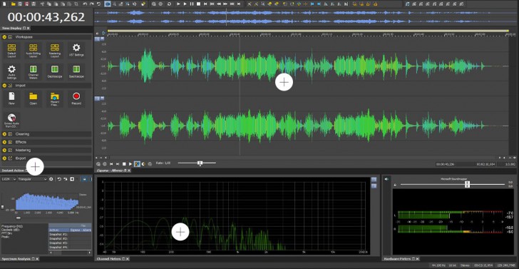Sound Forge Pro (โปรแกรมตัดต่อเสียง ทำเพลง พร้อมเครื่องมือระดับโปร) : 