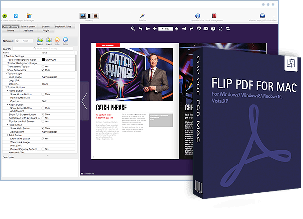 Flip PDF for Mac (โปรแกรม สร้าง eBook สุดเจ๋ง จากไฟล์ PDF สำหรับเครื่อง Mac) : 