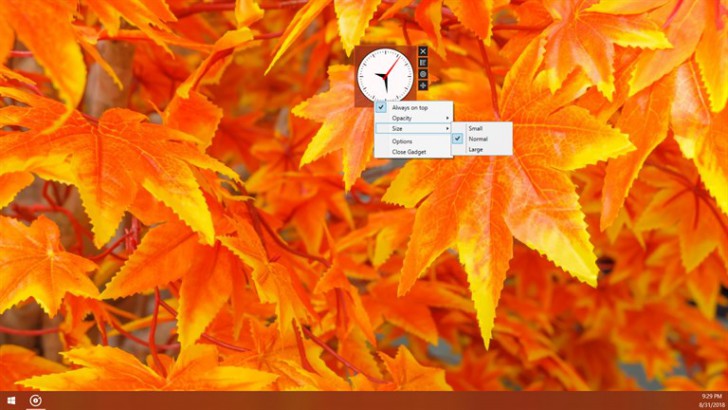 Clocks (โปรแกรม Clocks นาฬิกาติดผนัง โชว์บนหน้าจอ Desktop ใช้สำหรับดูเวลา) : 