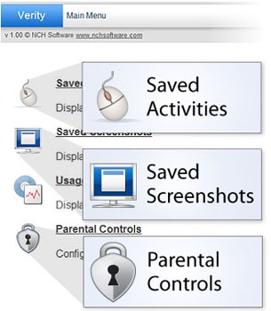 NCH Verity Parental Control (โปรแกรมช่วยตรวจสอบ และติดตามกิจกรรมบนคอมพิวเตอร์ของเด็ก) : 