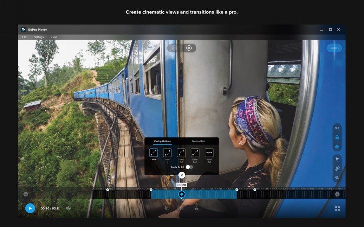 GoPro Player (โปรแกรมเล่นไฟล์วิดีโอ แก้ไขปรับแต่งวิดีโอ GoPro Max 360 องศา) : 
