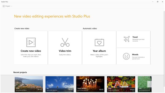 Studio Plus (โปรแกรม Studio Plus ตัดต่อวิดีโอแบบรวดเร็ว ใช้ง่าย จาก Samsung) : 