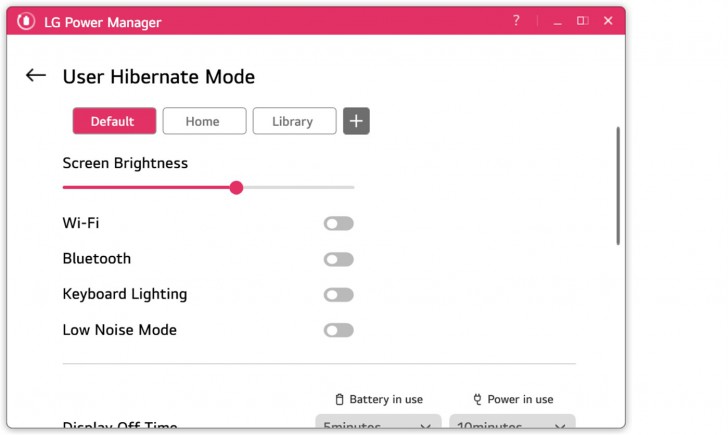 LG PowerManager (โปรแกรม LG PowerManager ถนอมพลังงาน จัดการแบตเตอรี่ จาก LG) : 