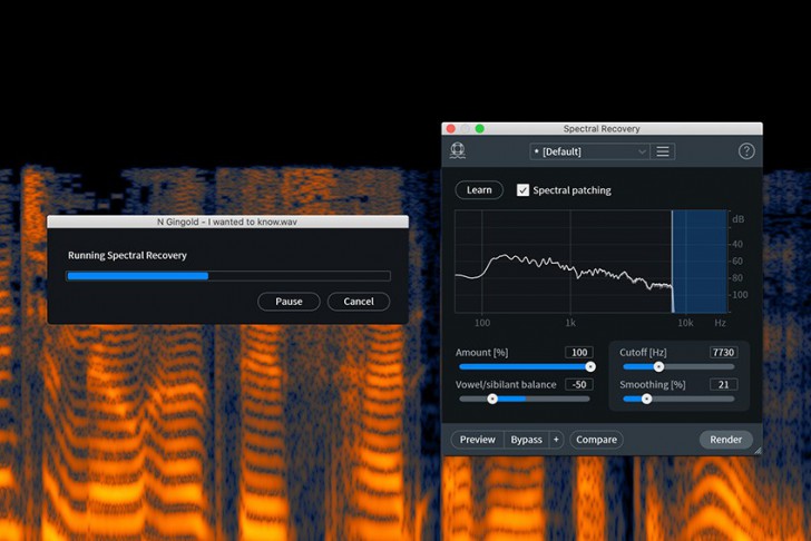 iZotope RX8 (โปรแกรม RX 8 ปรับแต่งคุณภาพเสียง แก้ไขไฟล์เสียง ให้ดีขึ้น) : 