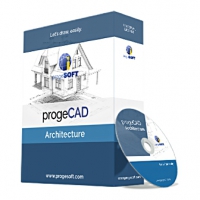 progeCAD Architecture (โปรแกรมออกแบบอาคาร เปิดไฟล์ โปรแกรม AutoCAD ได้)