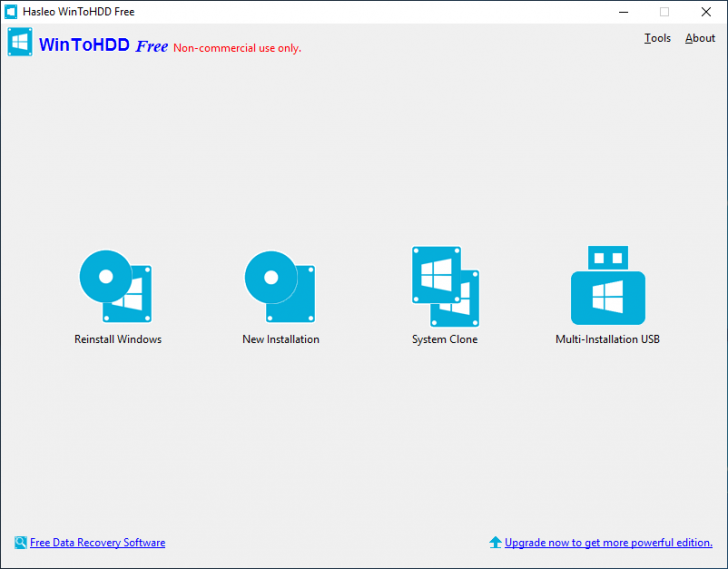WinToHDD (โปรแกรม WinToHDD ติดตั้งระบบปฏิบัติการไม่ต้องใช้ USB หรือ แผ่น CD) : 